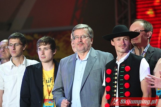 017 Tadeusz Mieczyski, Bronisaw Komorowski, Adam Maysz